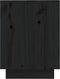 vidaXL - Schoenenkast - 110x34x45 - cm - massief - grenenhout - zwart