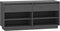 vidaXL - Schoenenkast - 110x34x52 - cm - massief - grenenhout - grijs