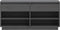 vidaXL - Schoenenkast - 110x34x52 - cm - massief - grenenhout - grijs