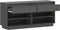 vidaXL - Schoenenkast - 110x34x52 - cm - massief - grenenhout - grijs