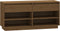 vidaXL - Schoenenkast - 110x34x52 - cm - massief - grenenhout - honingbruin