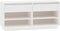 vidaXL - Schoenenkast - 110x34x52 - cm - massief - grenenhout