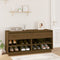 vidaXL - Schoenenkast - 110x34x52 - cm - massief - grenenhout