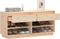 vidaXL - Schoenenkast - 110x34x52 - cm - massief - grenenhout