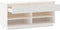vidaXL - Schoenenkast - 110x34x52 - cm - massief - grenenhout - honingbruin