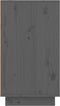 vidaXL - Schoenenkast - 110x34x61 - cm - massief - grenenhout - grijs