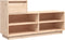 vidaXL - Schoenenkast - 110x34x61 - cm - massief - grenenhout