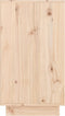 vidaXL - Schoenenkast - 110x34x61 - cm - massief - grenenhout