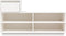 vidaXL - Schoenenkast - 110x34x61 - cm - massief - grenenhout - wit