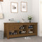 vidaXL - Schoenenkast - 110x38x45,5 - cm - massief - grenenhout - honingbruin