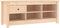 vidaXL - Schoenenkast - 110x38x45,5 - cm - massief - grenenhout