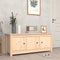 vidaXL - Schoenenkast - 110x38x45,5 - cm - massief - grenenhout