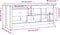 vidaXL - Schoenenkast - 110x38x45,5 - cm - massief - grenenhout - zwart
