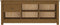 vidaXL - Schoenenkast - 110x38x45,5 - cm - massief - grenenhout - honingbruin