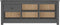 vidaXL - Schoenenkast - 110x38x45,5 - cm - massief - grenenhout - grijs