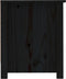 vidaXL - Schoenenkast - 110x38x45,5 - cm - massief - grenenhout - zwart