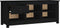 vidaXL - Schoenenkast - 110x38x45,5 - cm - massief - grenenhout - zwart