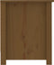 vidaXL - Schoenenkast - 110x38x45,5 - cm - massief - grenenhout - honingbruin
