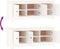 vidaXL - Schoenenkast - 110x38x45,5 - cm - massief - grenenhout - wit