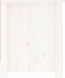 vidaXL - Schoenenkast - 110x38x45,5 - cm - massief - grenenhout - wit