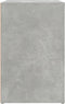 vidaXL - Schoenenkast - 130x35x54 - cm - bewerkt - hout - betongrijs