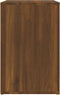vidaXL - Schoenenkast - 130x35x54 - cm - bewerkt - hout - bruin - eikenkleur