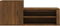 vidaXL - Schoenenkast - 130x35x54 - cm - bewerkt - hout - bruin - eikenkleur