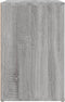 vidaXL - Schoenenkast - 130x35x54 - cm - bewerkt - hout - grijs - sonoma
