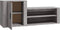 vidaXL - Schoenenkast - 130x35x54 - cm - bewerkt - hout - grijs - sonoma