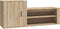 vidaXL - Schoenenkast - 130x35x54 - cm - bewerkt - hout - sonoma - eikenkleurig
