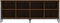 vidaXL - Schoenenkast - 131x35x50 - cm - bewerkt - hout - bruin - eikenkleur
