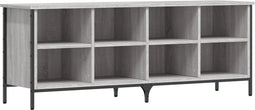 vidaXL - Schoenenkast - 131x35x50 - cm - bewerkt - hout - grijs - sonoma - eikenkleur