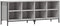 vidaXL - Schoenenkast - 131x35x50 - cm - bewerkt - hout - grijs - sonoma - eikenkleur