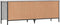 vidaXL - Schoenenkast - 131x35x50 - cm - bewerkt - hout - grijs - sonoma - eikenkleur