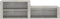 vidaXL - Schoenenkast - 150x35x45 - cm - bewerkt - hout - betongrijs