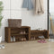 vidaXL - Schoenenkast - 150x35x45 - cm - bewerkt - hout - betongrijs