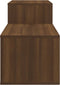 vidaXL - Schoenenkast - 150x35x45 - cm - bewerkt - hout - bruin - eikenkleur