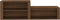 vidaXL - Schoenenkast - 150x35x45 - cm - bewerkt - hout - bruin - eikenkleur