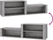 vidaXL - Schoenenkast - 150x35x45 - cm - bewerkt - hout - grijs - sonoma