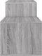 vidaXL - Schoenenkast - 150x35x45 - cm - bewerkt - hout - grijs - sonoma