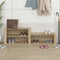 vidaXL - Schoenenkast - 150x35x45 - cm - bewerkt - hout - sonoma - eikenkleurig