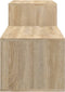 vidaXL - Schoenenkast - 150x35x45 - cm - bewerkt - hout - sonoma - eikenkleurig