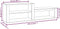 vidaXL - Schoenenkast - 150x35x45 - cm - bewerkt - hout - wit