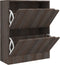 vidaXL - Schoenenkast - 2 - deuren - 59x24x74 - cm - bewerkt - hout - sonoma - eiken