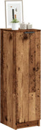 vidaXL - Schoenenkast - 29,5x35x100,5 - cm - bewerkt - hout - oud - houtkleurig