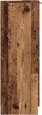 vidaXL - Schoenenkast - 29,5x35x100,5 - cm - bewerkt - hout - oud - houtkleurig