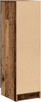 vidaXL - Schoenenkast - 29,5x35x100,5 - cm - bewerkt - hout - oud - houtkleurig