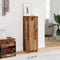 vidaXL - Schoenenkast - 29,5x35x100,5 - cm - bewerkt - hout - oud - houtkleurig