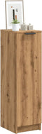 vidaXL - Schoenenkast - 29,5x35x100,5 - cm - bewerkt - hout - artisanaal - eiken