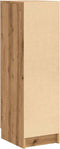 vidaXL - Schoenenkast - 29,5x35x100,5 - cm - bewerkt - hout - artisanaal - eiken